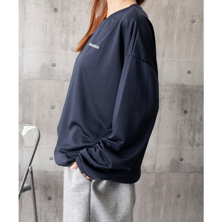 韓国風ロゴカットソーゆる ロングTシャツ | SUNSHINE CLOSET | 詳細画像9 