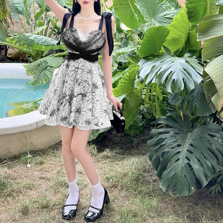 ワンピース 水着 レディース 体型カバー | SUNSHINE CLOSET | 詳細画像5 