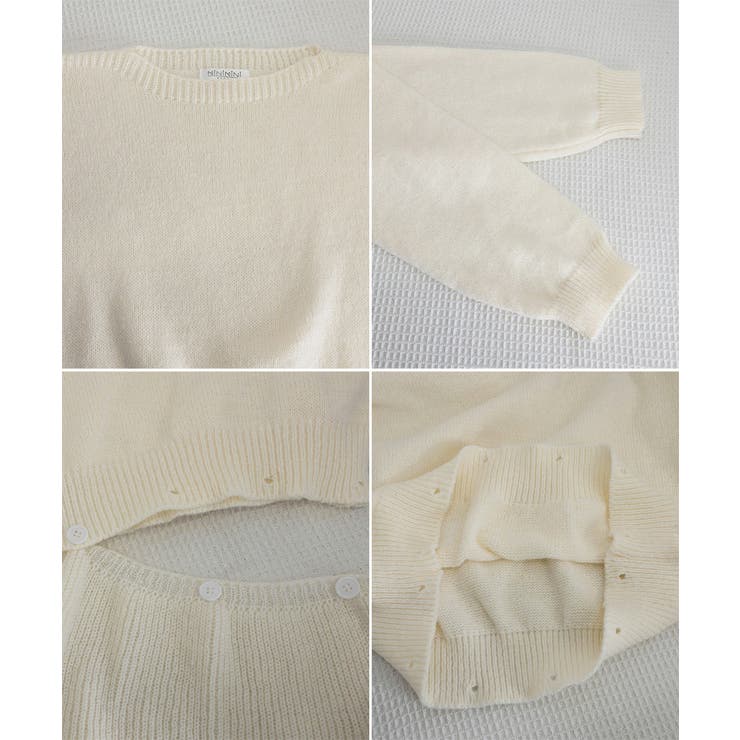 ニットトップス韓国風ペプラムニット春秋冬 | SUNSHINE CLOSET | 詳細画像34 
