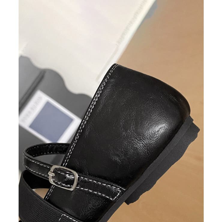レディースクラシカルシューズ Y2Kガーリー靴丸トゥストラップシューズ 韓国風フ… | SUNSHINE CLOSET | 詳細画像21 