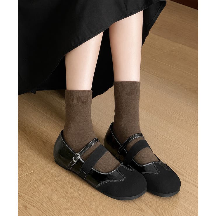 レディースクラシカルシューズ Y2Kガーリー靴丸トゥストラップシューズ 韓国風フ… | SUNSHINE CLOSET | 詳細画像9 