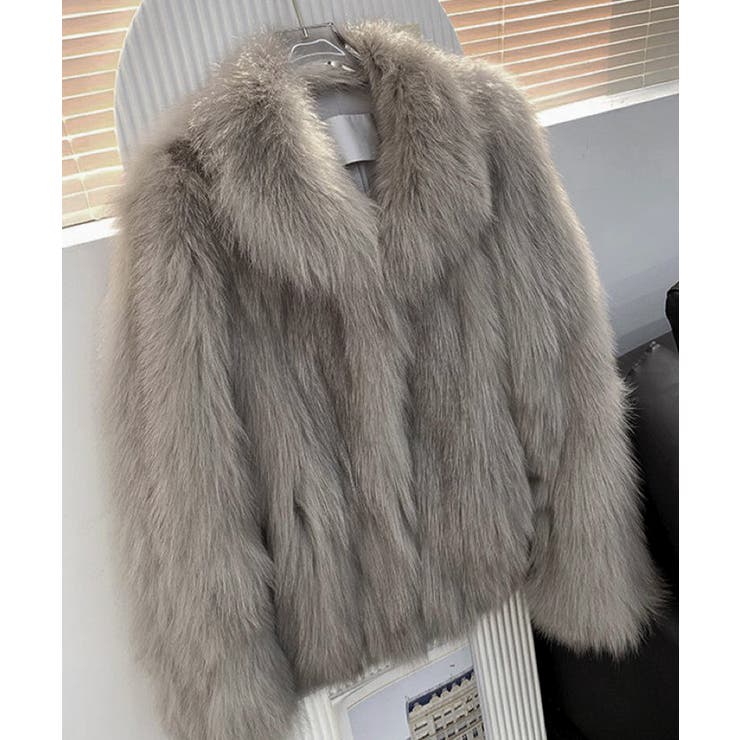 ふわふわフェイクファージャケットビッグ襟 | SUNSHINE CLOSET | 詳細画像19 