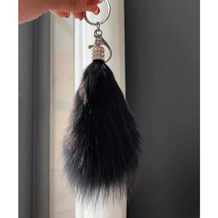 カラフル もこもこファーキーホルダー 可愛いバッグアクセサリー | SUNSHINE CLOSET | 詳細画像13 