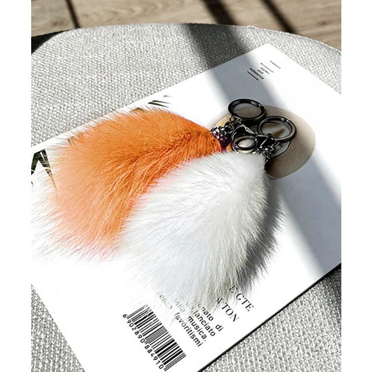 カラフル もこもこファーキーホルダー 可愛いバッグアクセサリー | SUNSHINE CLOSET | 詳細画像19 