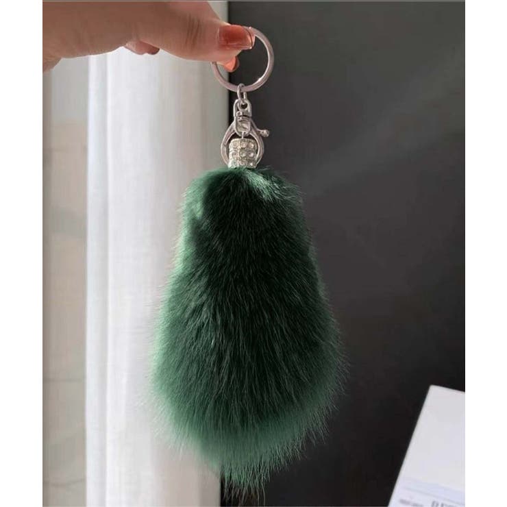 カラフル もこもこファーキーホルダー 可愛いバッグアクセサリー | SUNSHINE CLOSET | 詳細画像22 