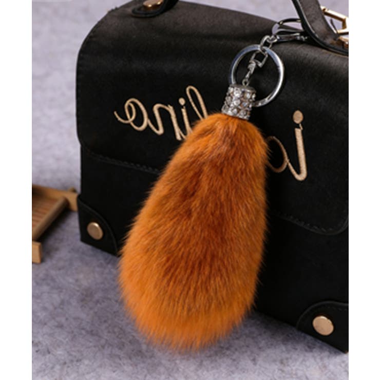 カラフル もこもこファーキーホルダー 可愛いバッグアクセサリー | SUNSHINE CLOSET | 詳細画像23 