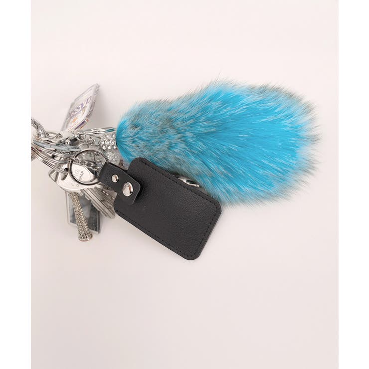 カラフル もこもこファーキーホルダー 可愛いバッグアクセサリー | SUNSHINE CLOSET | 詳細画像27 