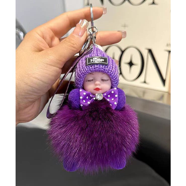 韓国風 ふわふわドールチャーム ぬいぐるみチャーム | SUNSHINE CLOSET | 詳細画像11 