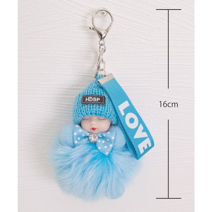 韓国風 ふわふわドールチャーム ぬいぐるみチャーム | SUNSHINE CLOSET | 詳細画像14 