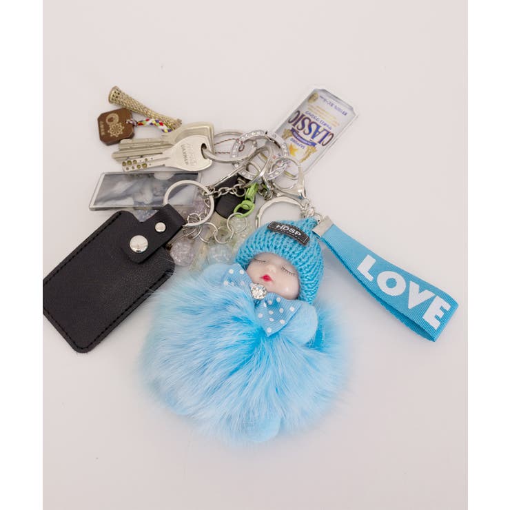 韓国風 ふわふわドールチャーム ぬいぐるみチャーム | SUNSHINE CLOSET | 詳細画像15 