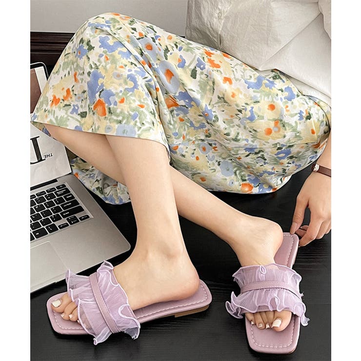 レディース韓国風ミュールサンダル 美脚大人可愛い夏サンダル軽量歩きやすいリゾート… | SUNSHINE CLOSET | 詳細画像11 