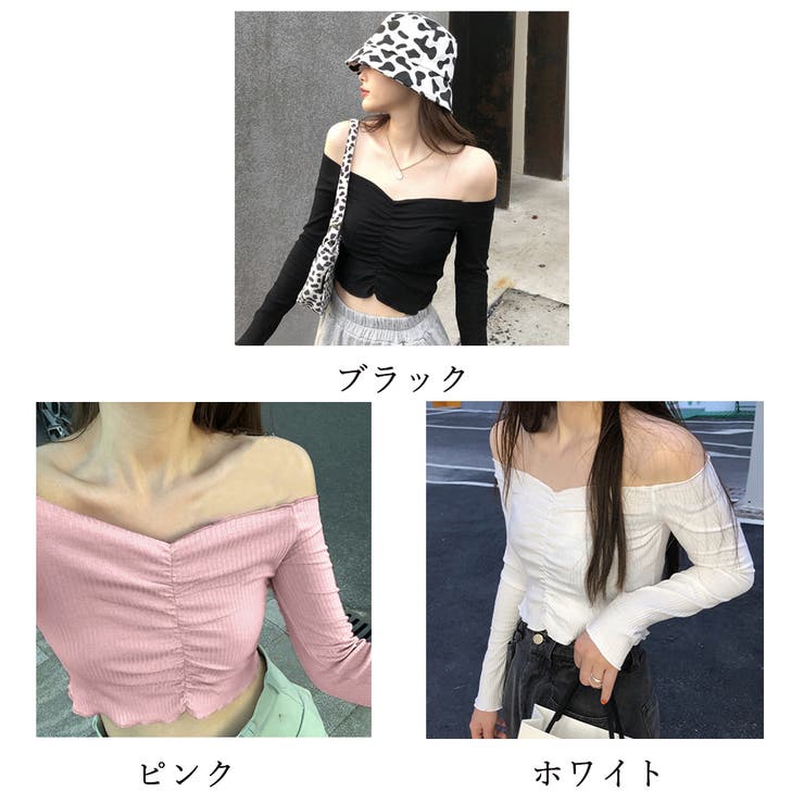 楽天市場】〔カ〕オフショルダー トップス レディース