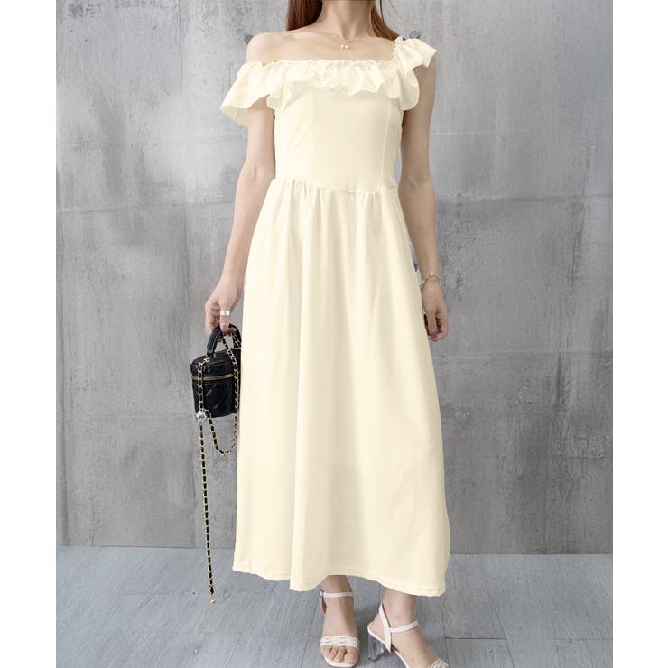 フリル付きワンピース ノースリーブワンピ | SUNSHINE CLOSET | 詳細画像20 