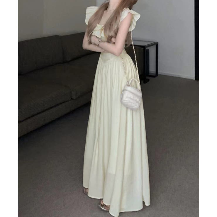 フリル付きワンピース ノースリーブワンピ | SUNSHINE CLOSET | 詳細画像9 