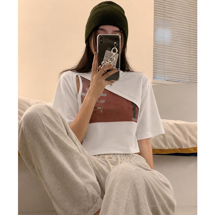 アシンメトリーTシャツ タンクトップ2点セット レディース | SUNSHINE CLOSET | 詳細画像10 