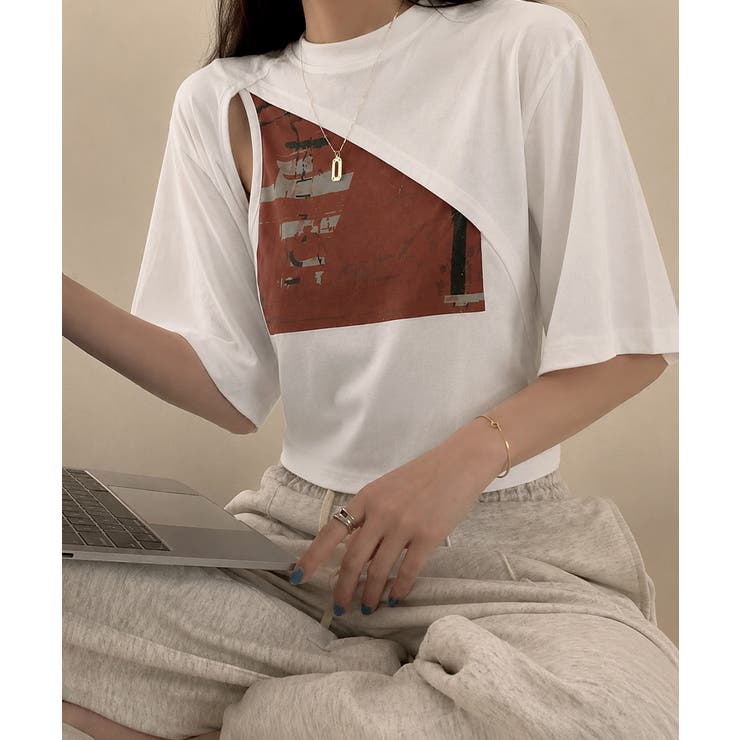 アシンメトリーTシャツ タンクトップ2点セット レディース | SUNSHINE CLOSET | 詳細画像11 
