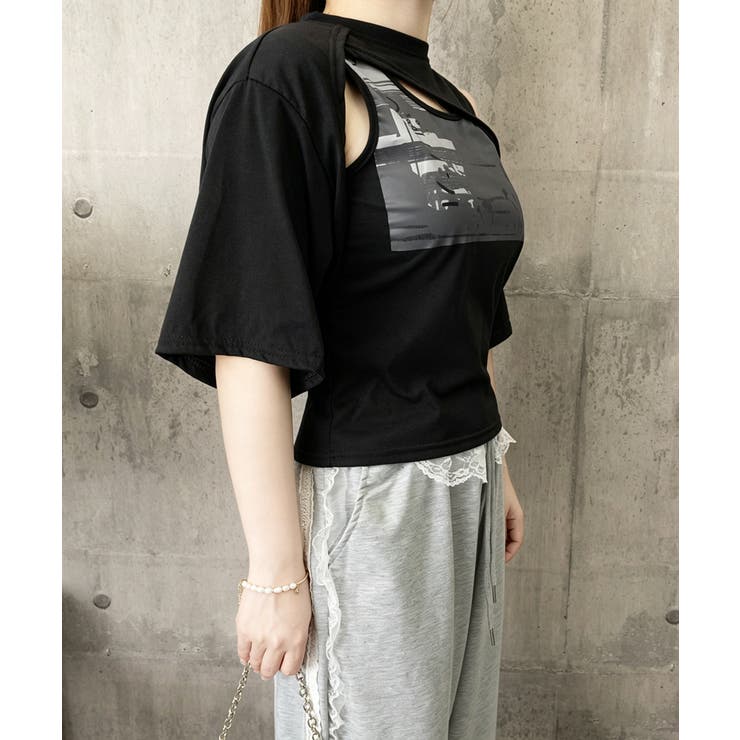 アシンメトリーTシャツ タンクトップ2点セット レディース | SUNSHINE CLOSET | 詳細画像16 
