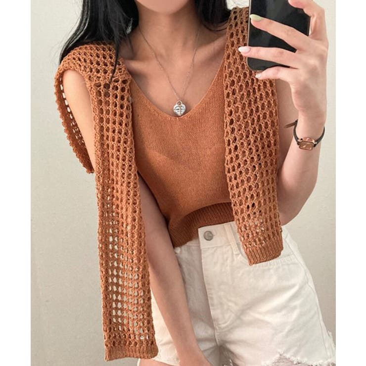 メッシュニット タンクトップ 2点セット | SUNSHINE CLOSET | 詳細画像18 