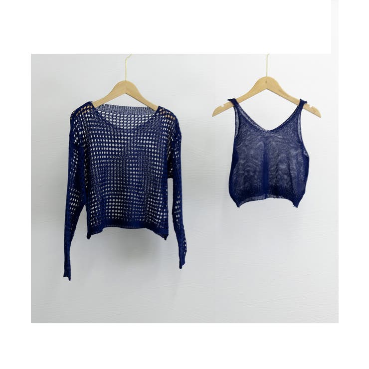 メッシュニット タンクトップ 2点セット | SUNSHINE CLOSET | 詳細画像25 