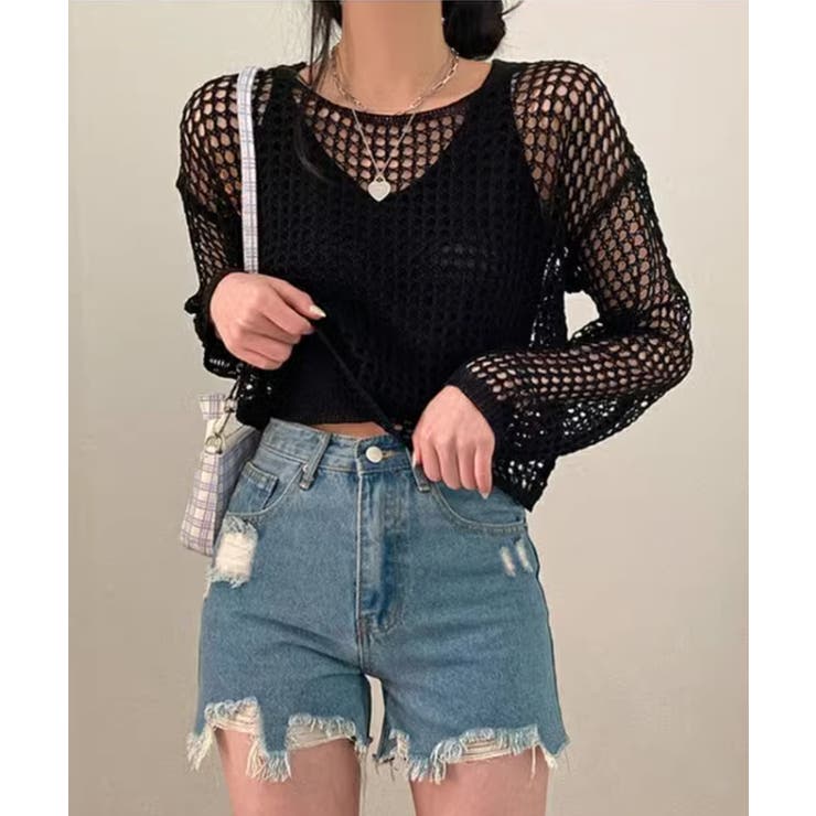 メッシュニット タンクトップ 2点セット | SUNSHINE CLOSET | 詳細画像4 