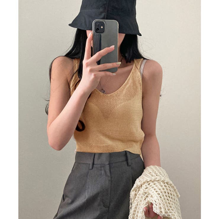 メッシュニット タンクトップ 2点セット | SUNSHINE CLOSET | 詳細画像8 