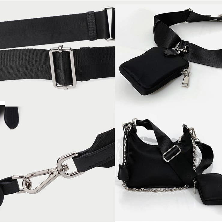 ショルダーバッグ・ポシェット TWIG BAG (DRIED BLACK) TWIG BAG (DRIED BLACK) (LUMEN/ショルダーバッグ・ポシェット