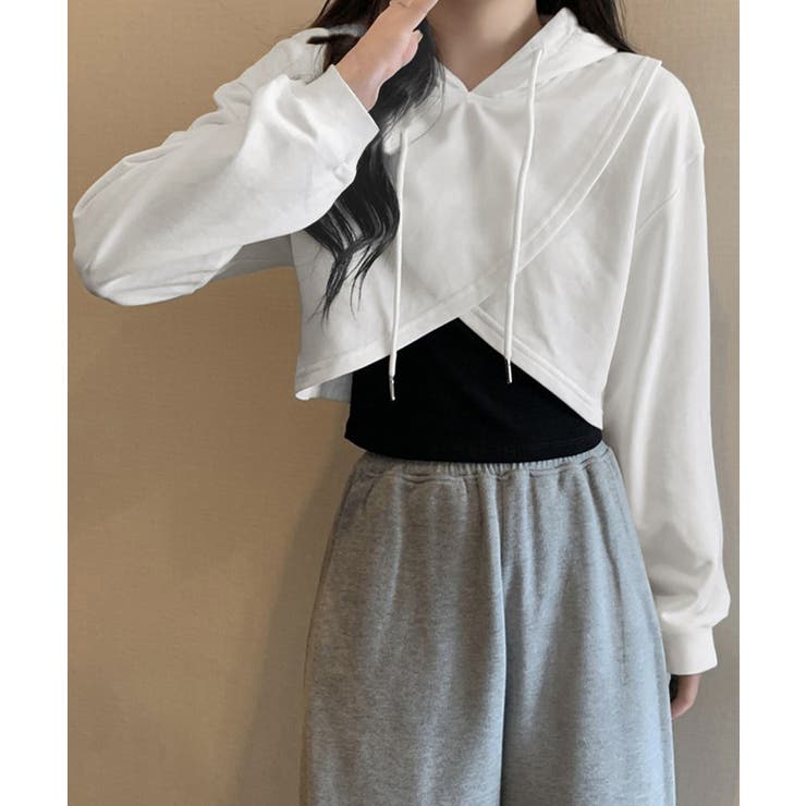 クロップド丈パーカー キャミソールセット | SUNSHINE CLOSET | 詳細画像12 