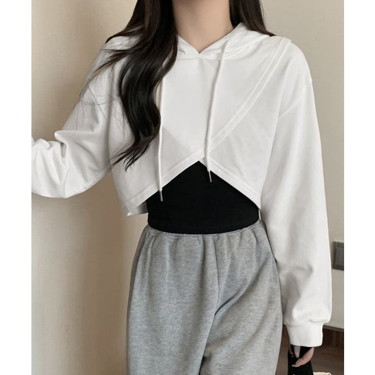 クロップド丈パーカー キャミソールセット | SUNSHINE CLOSET | 詳細画像13 