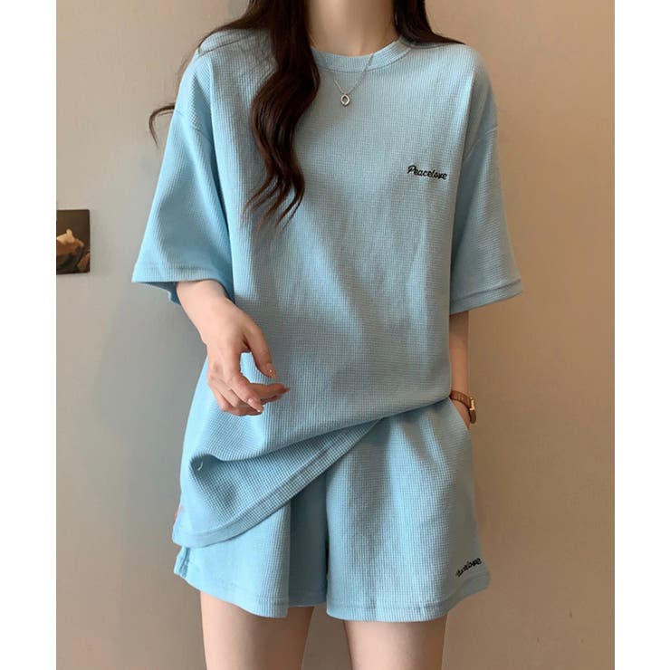 レディース ワッフル部屋着2点セット 体型カバー夏服着やせ | SUNSHINE CLOSET | 詳細画像11 