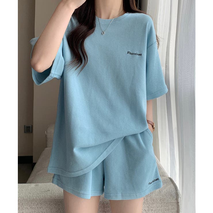 レディース ワッフル部屋着2点セット 体型カバー夏服着やせ | SUNSHINE CLOSET | 詳細画像12 