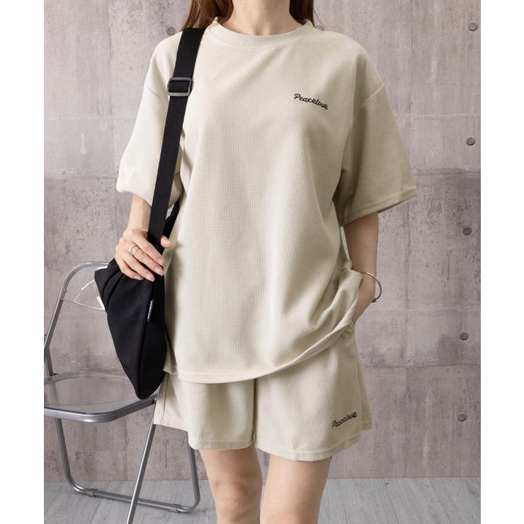 レディース ワッフル部屋着2点セット 体型カバー夏服着やせ | SUNSHINE CLOSET | 詳細画像18 