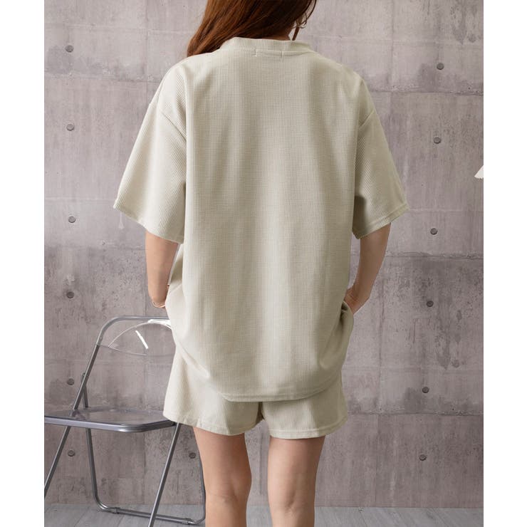 レディース ワッフル部屋着2点セット 体型カバー夏服着やせ | SUNSHINE CLOSET | 詳細画像20 