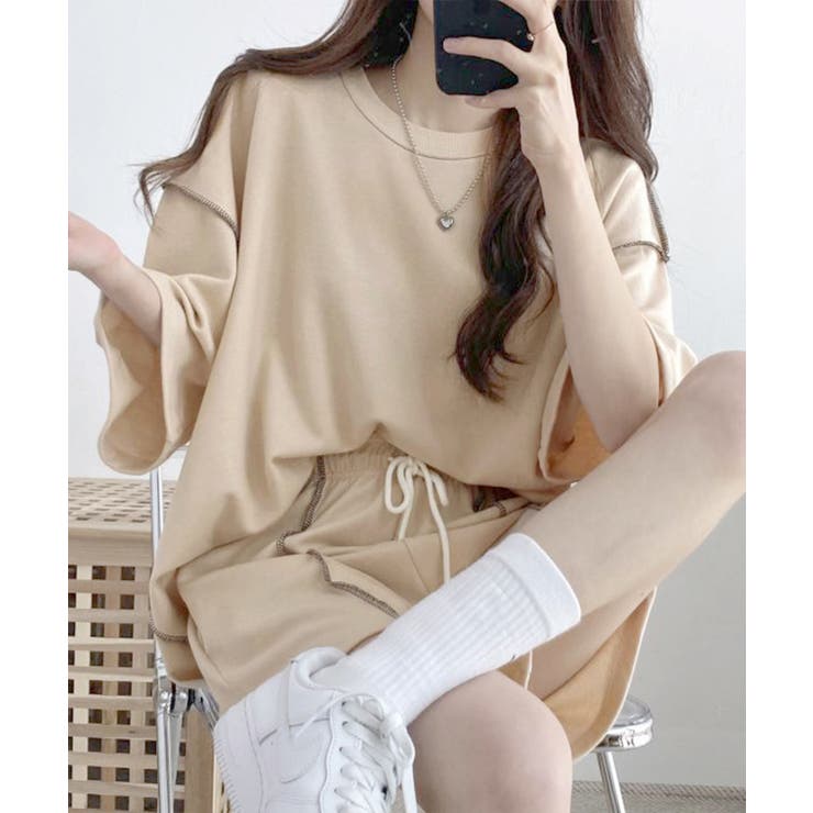 レディース カジュアスウェットセット 体型カバー着やせ | SUNSHINE CLOSET | 詳細画像16 