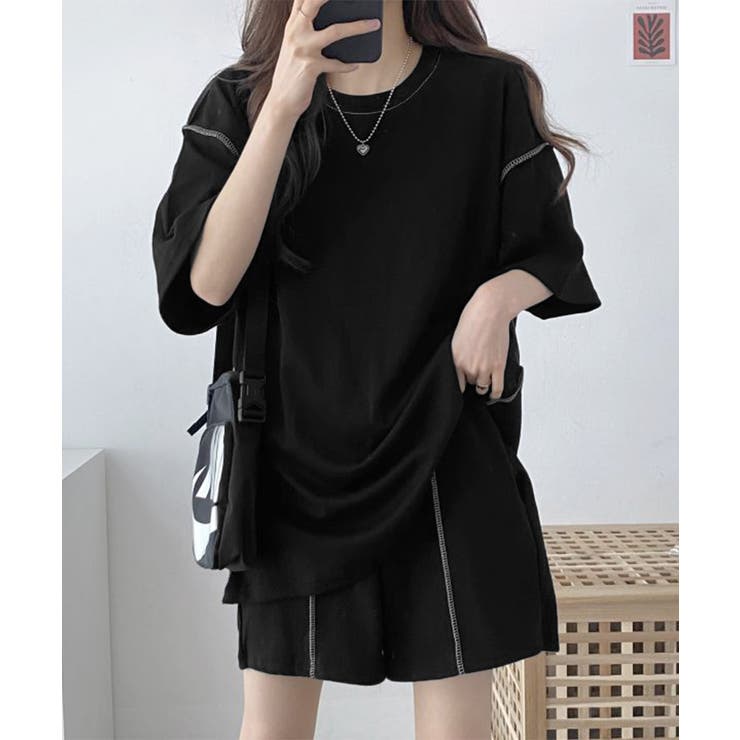 レディース カジュアスウェットセット 体型カバー着やせ | SUNSHINE CLOSET | 詳細画像6 