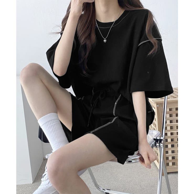 レディース カジュアスウェットセット 体型カバー着やせ | SUNSHINE CLOSET | 詳細画像9 