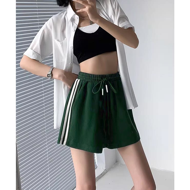 カジュアル スポーティー短パン 美脚脚長ハーフパンツ | SUNSHINE CLOSET | 詳細画像18 