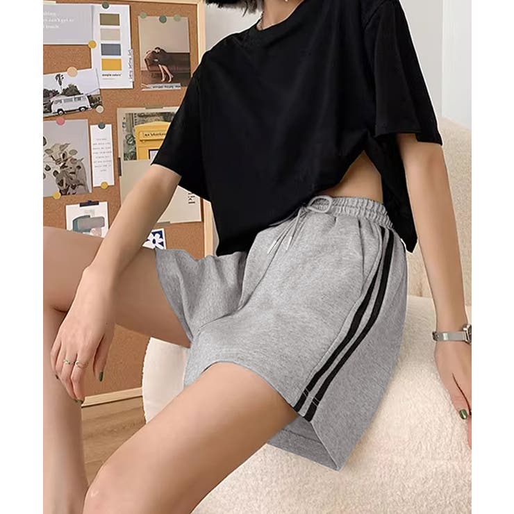 カジュアル スポーティー短パン 美脚脚長ハーフパンツ | SUNSHINE CLOSET | 詳細画像8 
