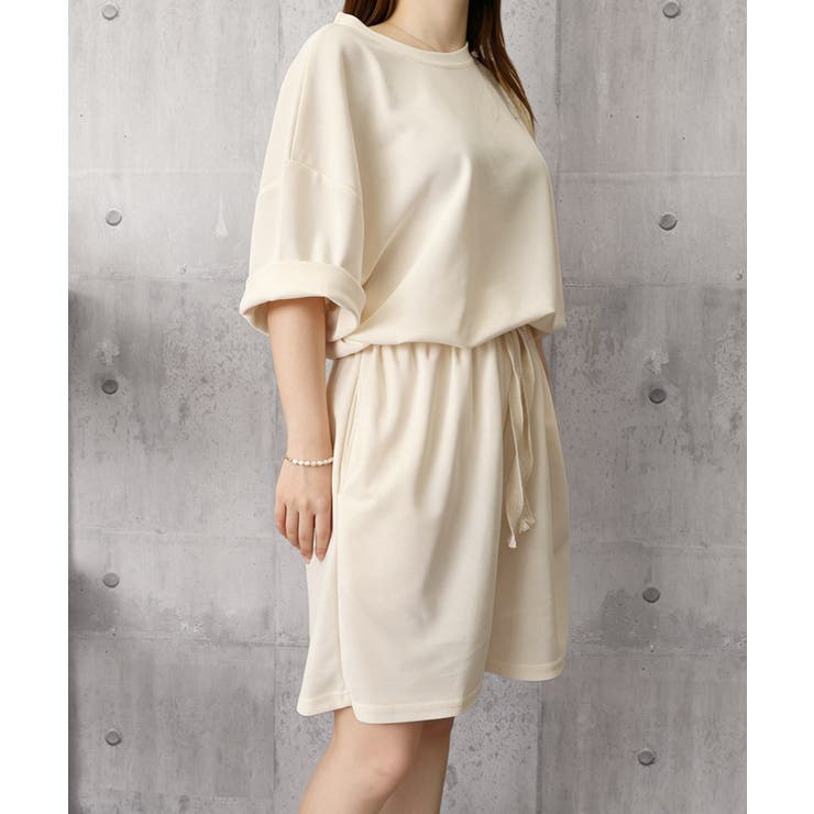 ゆったり半袖トップス ショートパンツ上下セット リラックスルームウェア | SUNSHINE CLOSET | 詳細画像23 