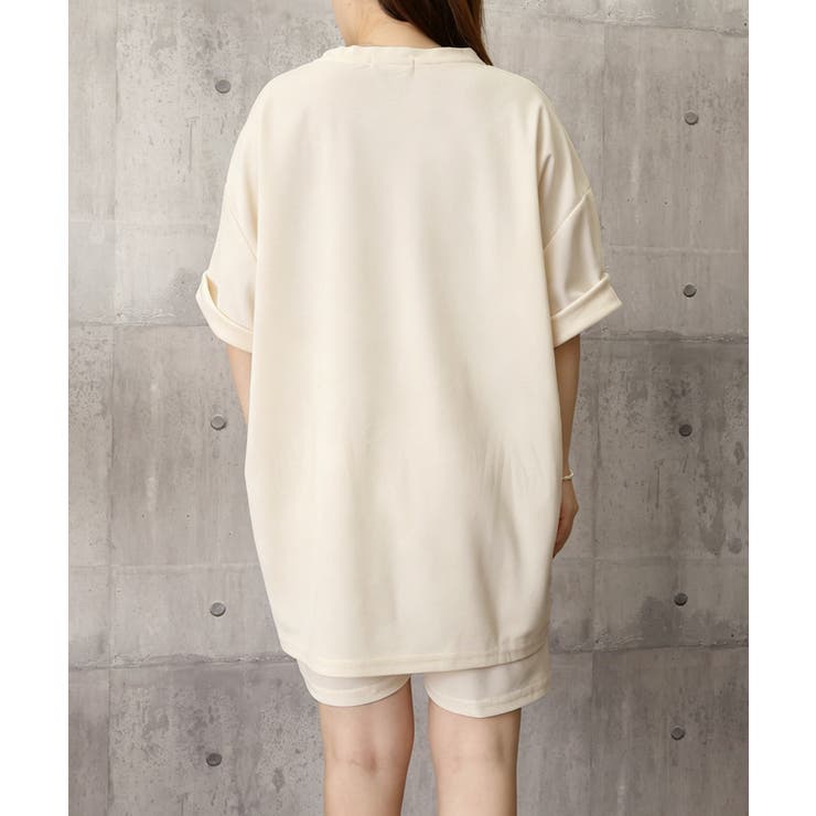 ゆったり半袖トップス ショートパンツ上下セット リラックスルームウェア | SUNSHINE CLOSET | 詳細画像24 