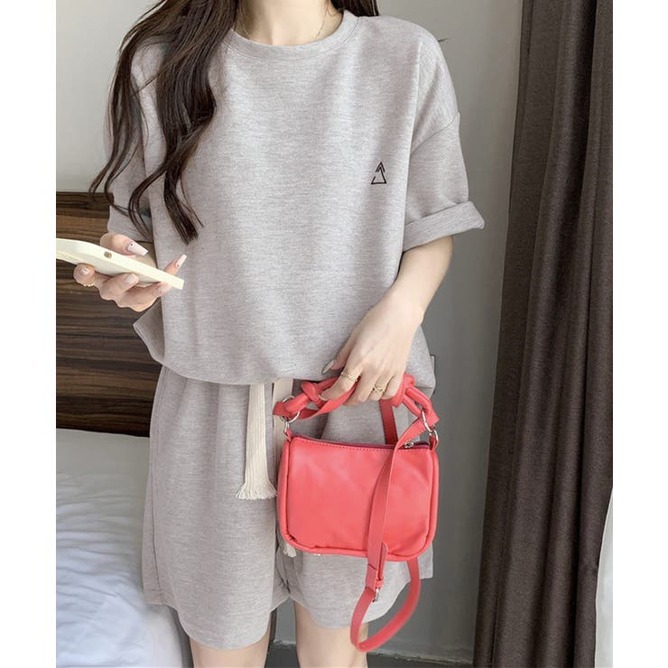 ゆったり半袖トップス ショートパンツ上下セット リラックスルームウェア | SUNSHINE CLOSET | 詳細画像8 