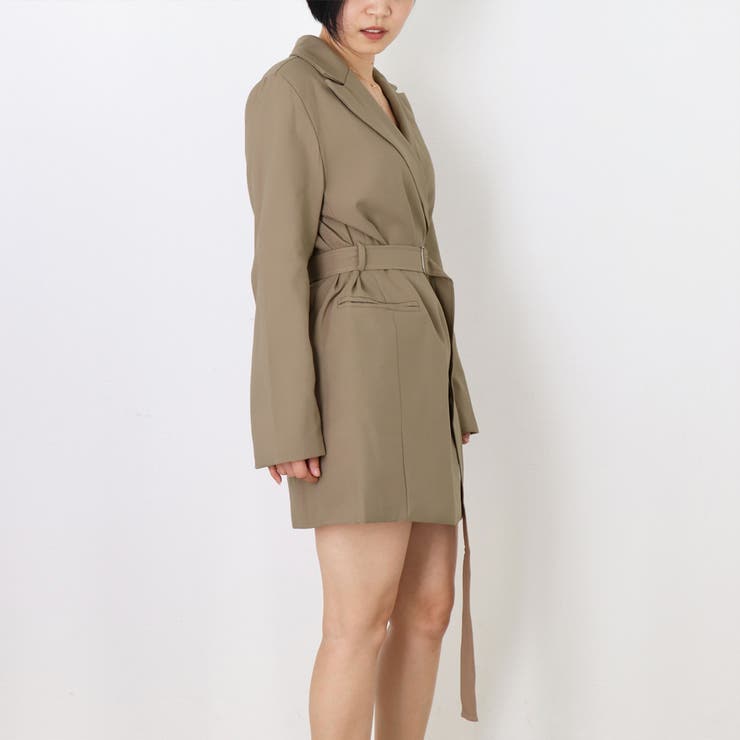 OZONECOMMUNITYTOKYOビンテージワンピースとジャケット DRAW CODE VINTAGE LIKE SHORT DAC JACKET/ドローコード