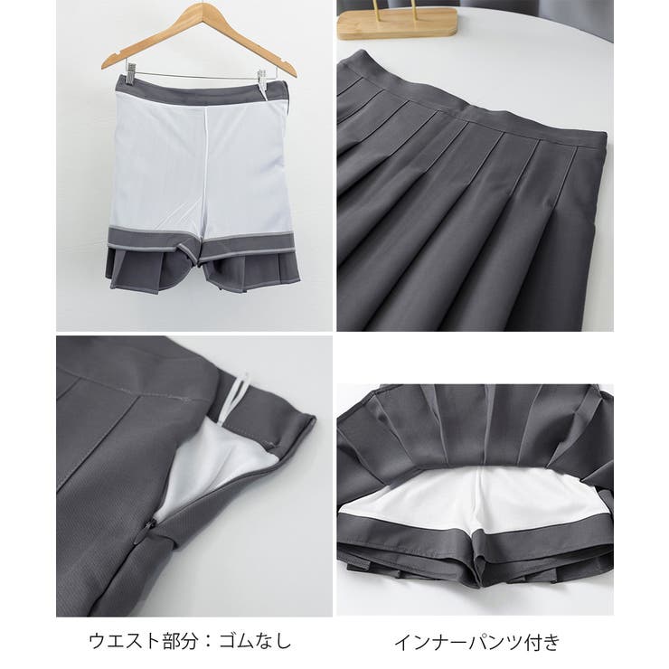 ボックスプリーツスカート ミニスカート黒 | SUNSHINE CLOSET | 詳細画像35 