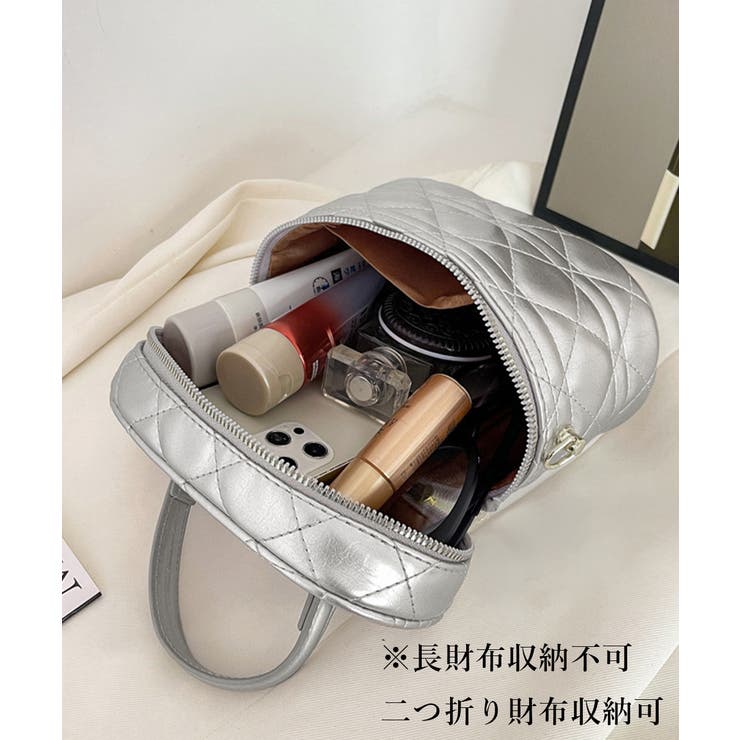 キルティング バニティバッグ 斜めがけ鞄 | SUNSHINE CLOSET | 詳細画像15 