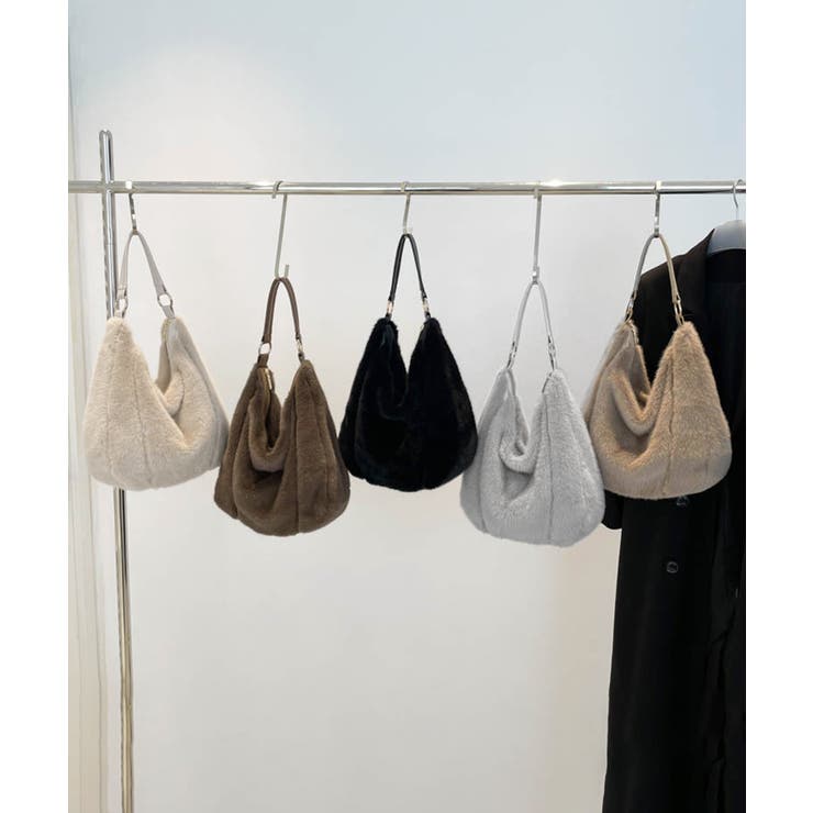 もこもこトートバッグエコファー秋冬バッグ | SUNSHINE CLOSET | 詳細画像18 