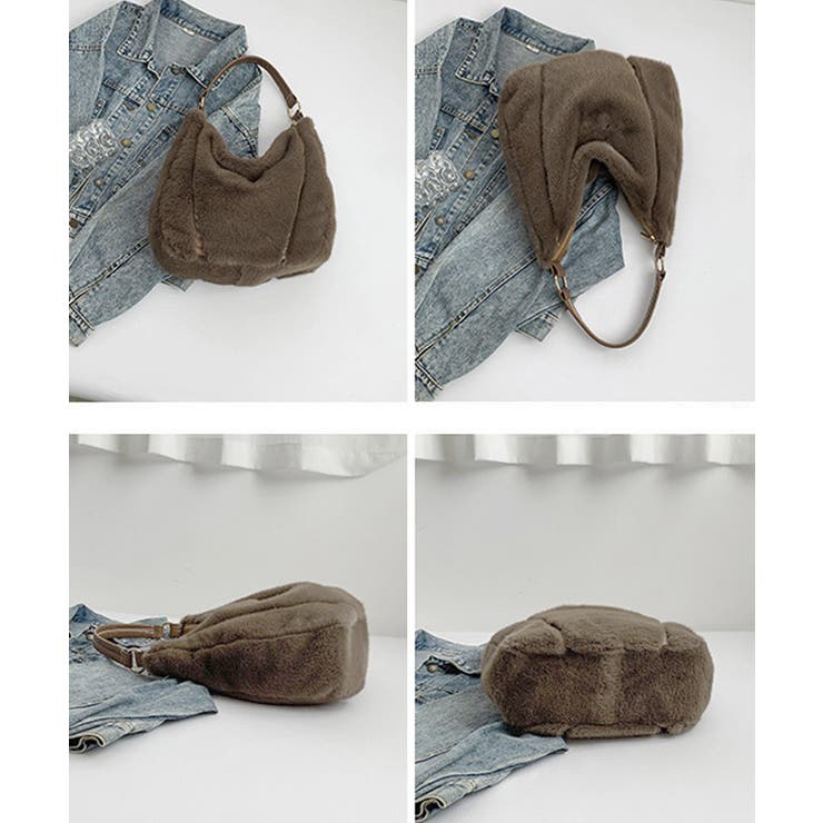 もこもこトートバッグエコファー秋冬バッグ | SUNSHINE CLOSET | 詳細画像19 