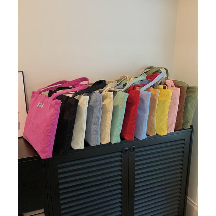 コーデュロイ大容量トートバッグレディース | SUNSHINE CLOSET | 詳細画像19 