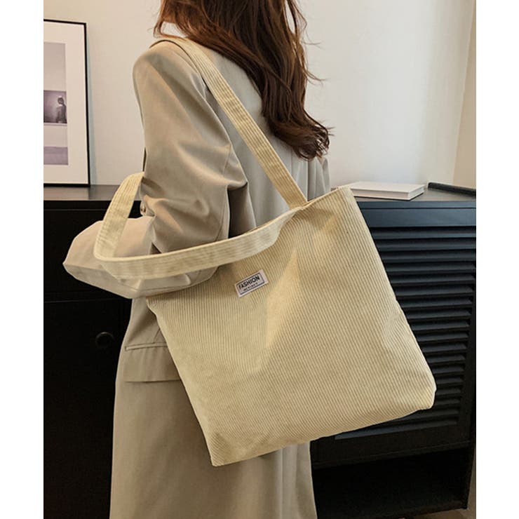 コーデュロイ大容量トートバッグレディース | SUNSHINE CLOSET | 詳細画像7 