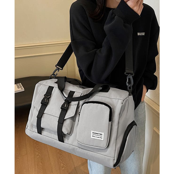 2WAYユニセックス 大容量ナイロンバッグシンプル シューズ収納旅行バッグ | SUNSHINE CLOSET | 詳細画像10 