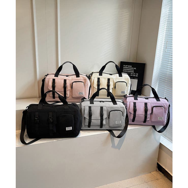 2WAYユニセックス 大容量ナイロンバッグシンプル シューズ収納旅行バッグ | SUNSHINE CLOSET | 詳細画像17 