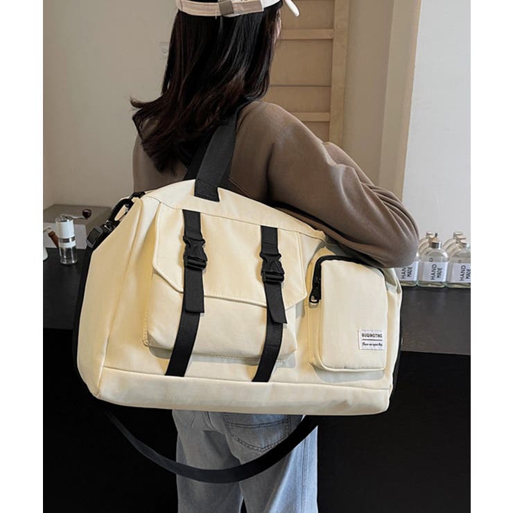 2WAYユニセックス 大容量ナイロンバッグシンプル シューズ収納旅行バッグ | SUNSHINE CLOSET | 詳細画像2 